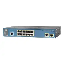 Cisco Catalyst 3560CX-12PC-S - Commutateur - Géré - 12 x 10 - 100 - 1000 (PoE+) + 2 x SFP Gigabit... (WS-C3560CX-12PC-S)_1